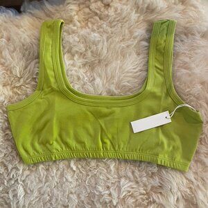 ARQ Wide Strap Cotton Bra- Grenoble XL NWT